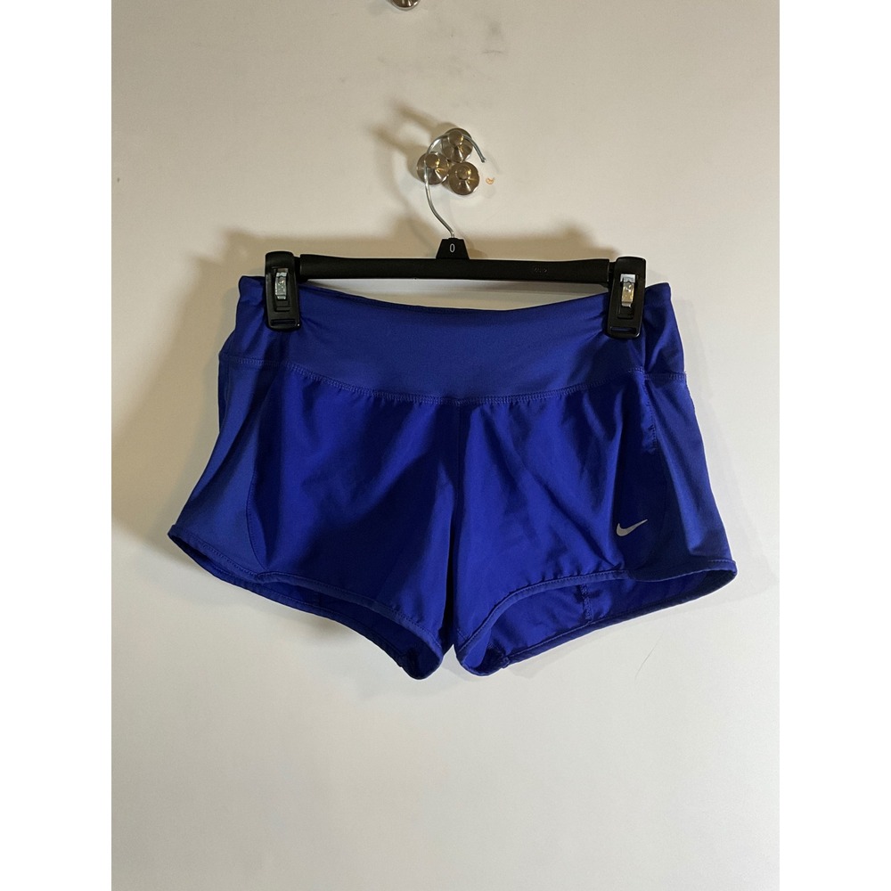 Nike Dri-FIT Womens Blue Running Athletic Shorts Size S Small RN56323
